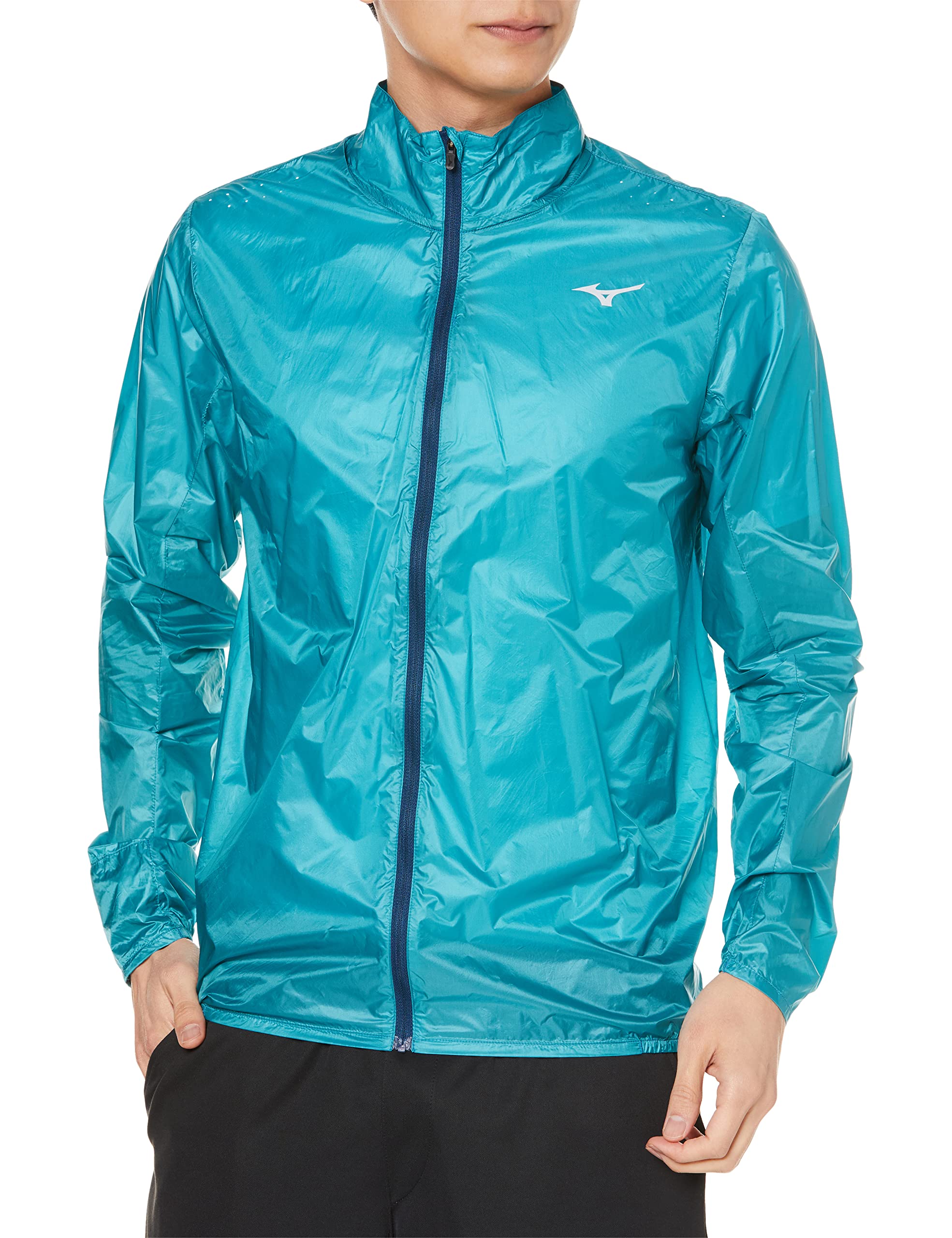 

Mizuno J2ME1000 Light Packable Jacket for Algiers S Men, Blue,