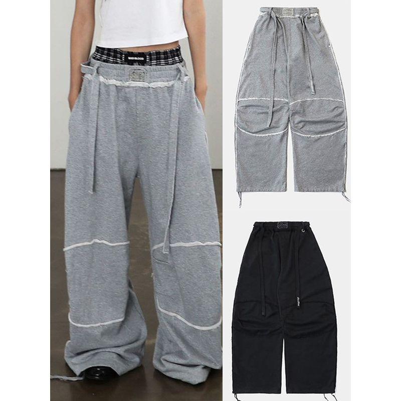 South korea Badblood American vintage Gyaru Loose Casual Pants Women's Sweatpants Versatile Sports Wide-Leg Pants Fashion
