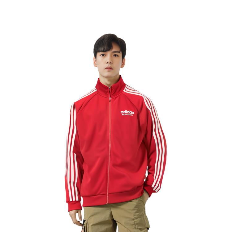 Adidas BASKETBALL Jacket Men's Light Scarlet IC2414