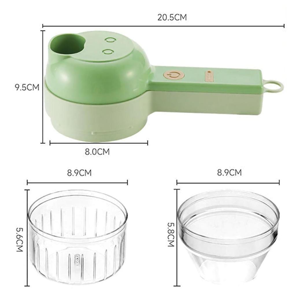 Mini Wireless Electric Garlic Multifunctional Ginger Chili Garlic Masher for Outdoor Picnic