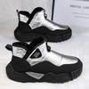 Fashion Silver Warm Men's Snow Boots Comfortable Plush Winter Boots for Men Lightweight Platform Casual Boots Men Zapatos Hombre