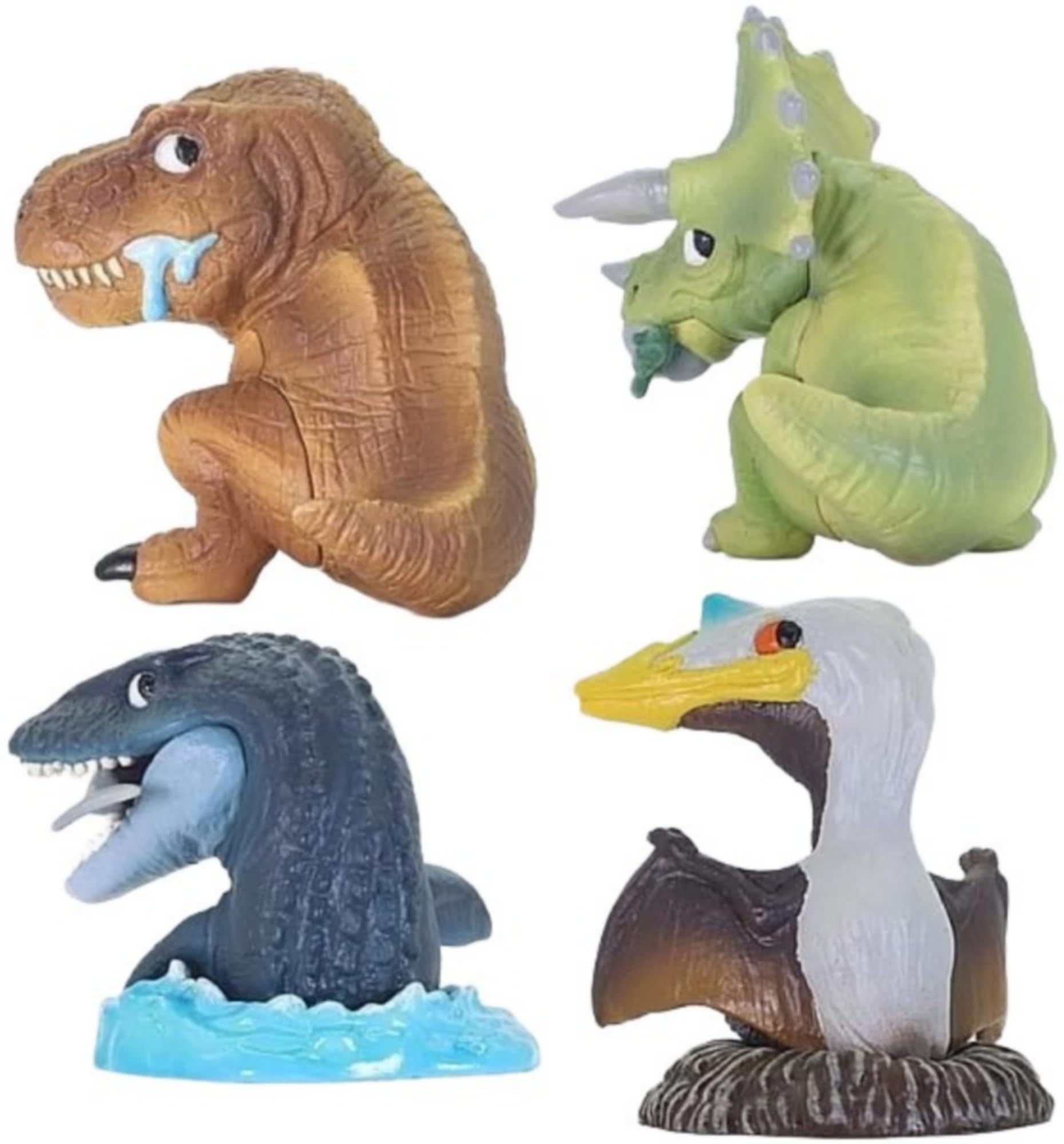 

Takara Tomy Arts Посмотрите сюда Мир Юрского периода x Полный набор из 4 Гачапон Капсульных Игрушек Фиг.