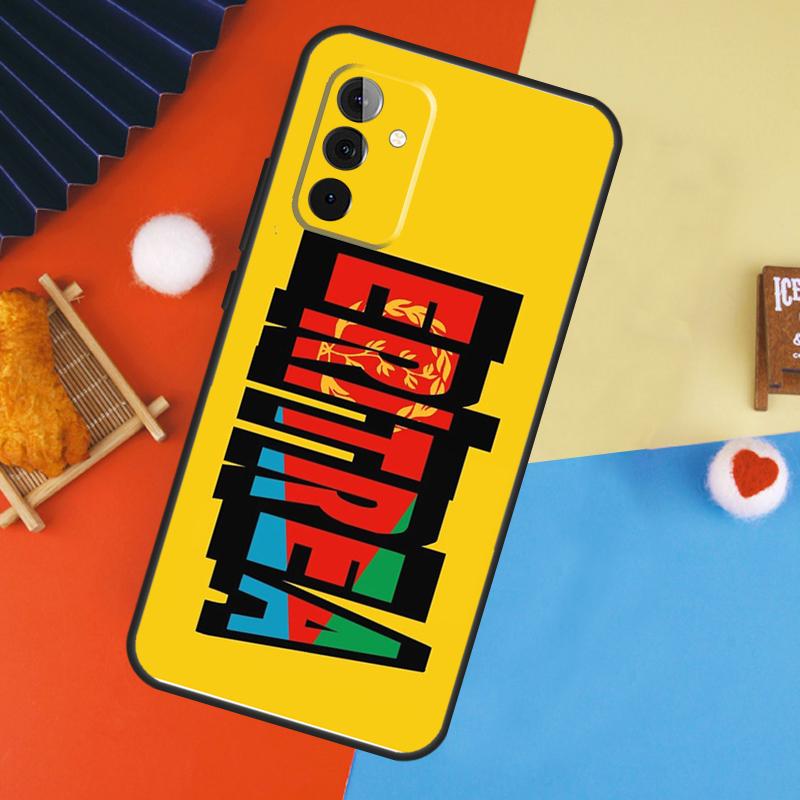 Eritrean Flag Case For Samsung Galaxy A53 A33 A13 A54 A34 A14 A56 A36 A16 A06 A12 A32 A52 A35 A17 A15 A55