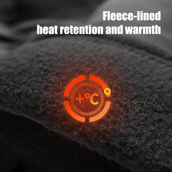 Waterproof Heated Gloves Men Women Winter Rechargeable Hand Warmers Touch Screen Electric Heated Gloves with Anti-Slip Palms for Skiing Cycling Hiking