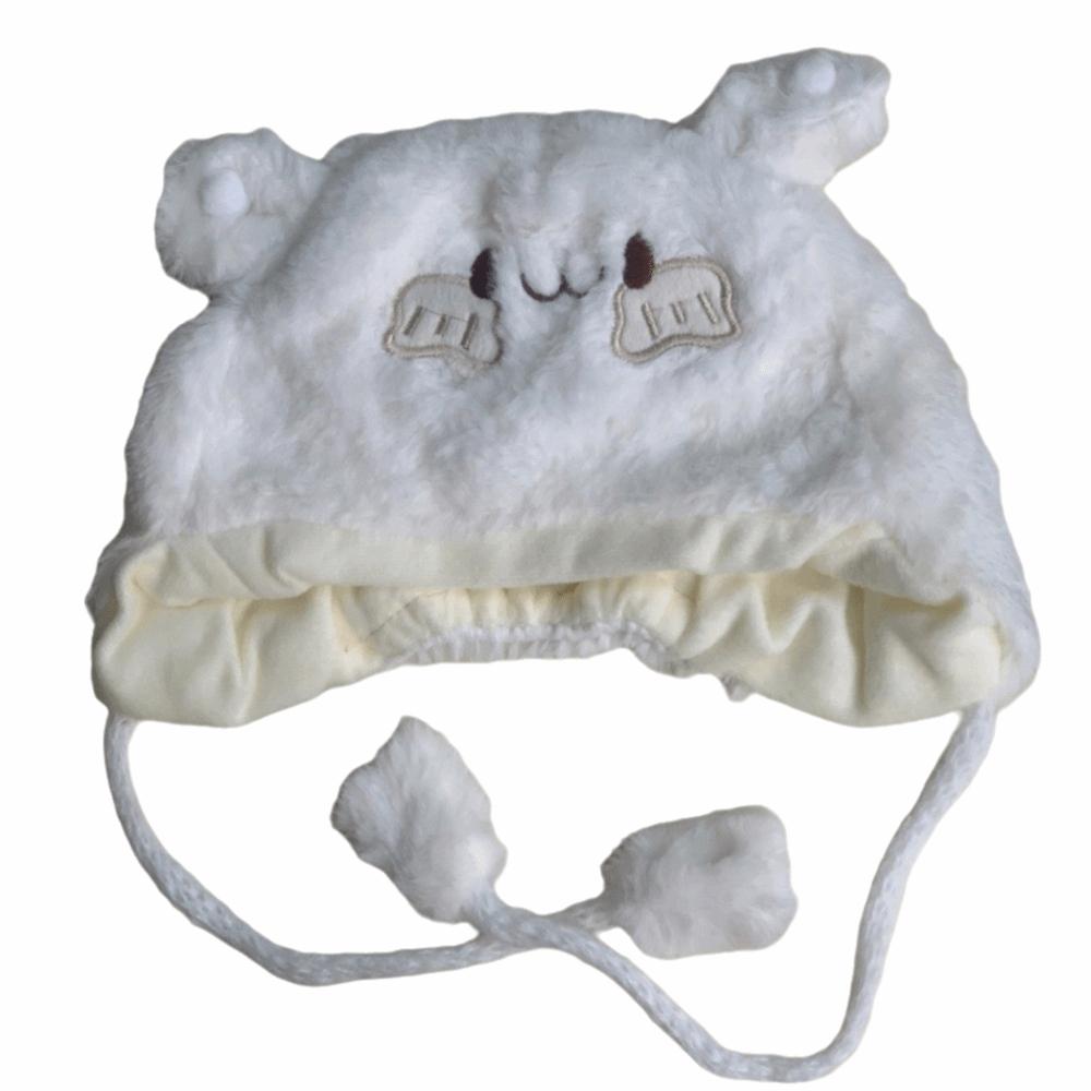 Winter Newborn Bonnet Hats Soft Boys Girls Beanie Cap Cute Baby Bear Hats Toddler