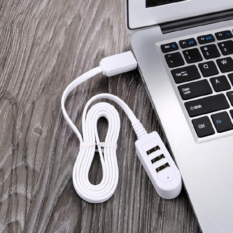 3 USB Port Multi-function 3A Charger Converter Extension Cable Line Expansion