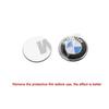 For BMW 2/5/10pcs 14MM Car Key Shell Sticker 3D Aluminum Auto Key Remote For BMW F30 F10 E90 F20 E46 E60 E70 E39 E36 E87 E28 X2