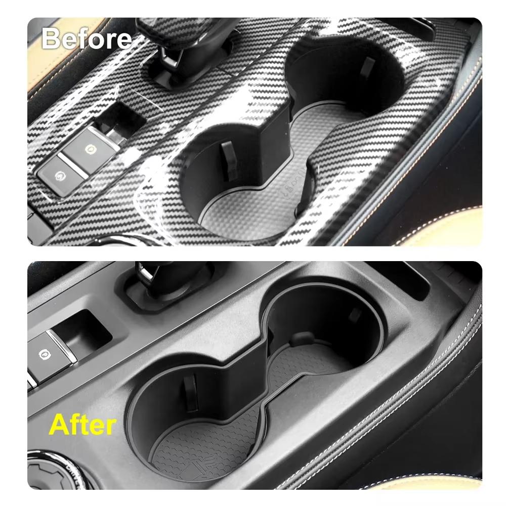 Central Control Water Cup Protection Pad for Ford Ranger 2025 Silicone Material Automotive Interior Decoration Products