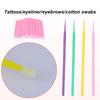 400pcs Bendable Micro Applicator Brushes Micro Wands Supplies for Makeup Eyeliner Application