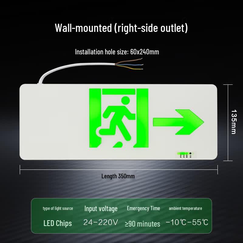 Yuanbo LED Emergency Evacuation Sign Light