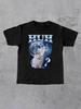 Men's Casual Short Sleeve Cat Print T-Shirt