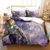Twin Star Exorcists Bedding Set Cartoon Anime Three-piece Set Adult Kid Bedroom Duvet Cover Sets 3D Print Kawaii Girl Literie