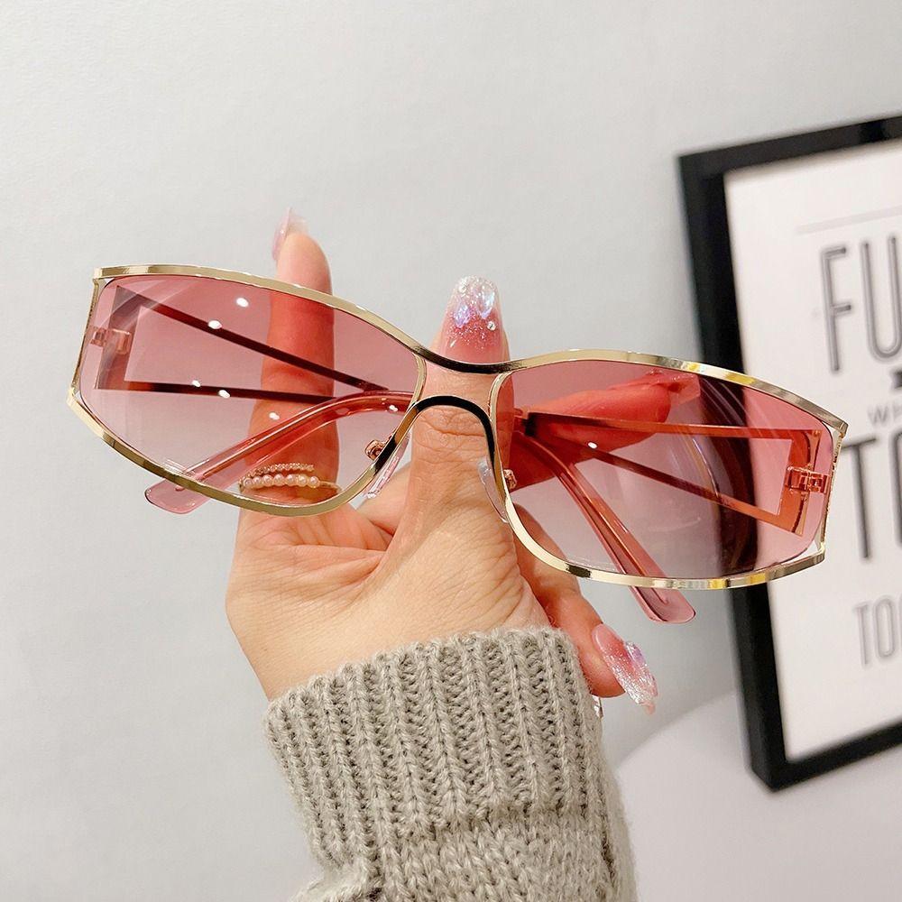 Neue Punk-Brille Damen-Sonnenbrille Herren-Sonnenbrille für Sport und Fahren im Y2K-Stil, Vintage-Sonnenbrille für Damen