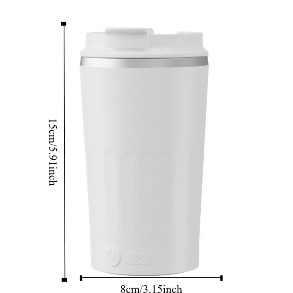 400ML Electric Coffee Mug USB Rechargeable Automatic Mixing Cup Portable Coffee Cup  Travel