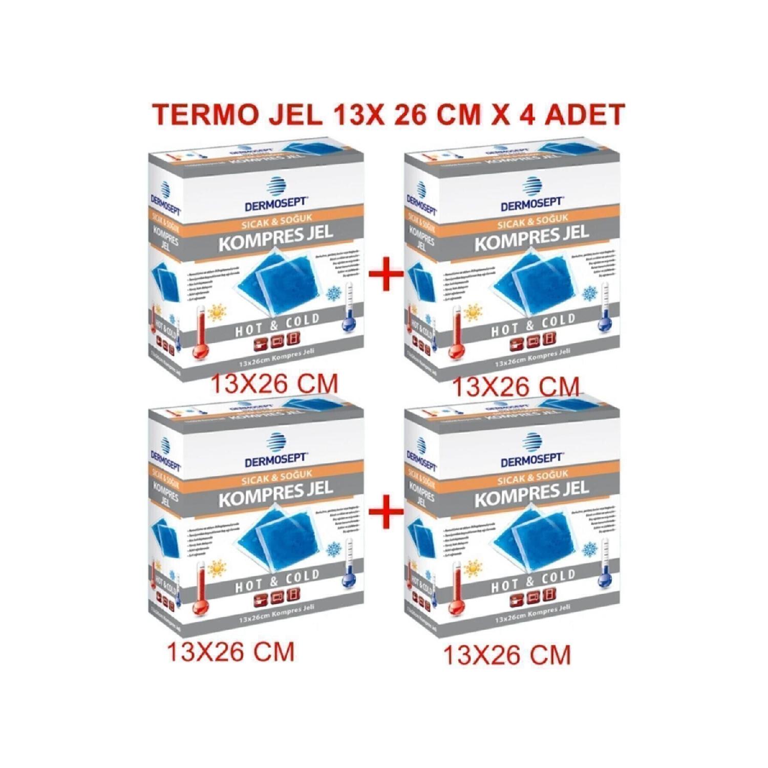 

Hot Cold Thermo Gel Compress Ice Gel Thermogel 13*26 Cm X 4 Pieces Serhat0175