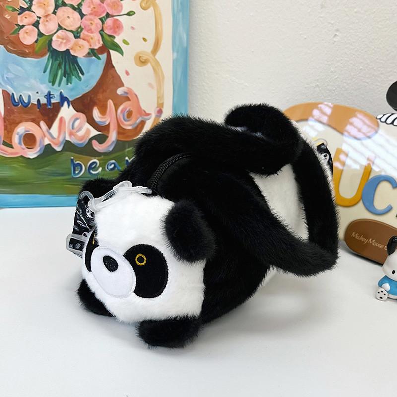 Adorable Capybara Plush Cartoon Handheld Purse Stylish Kids Crossbody Bag For 2024