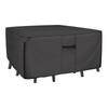 Waterproof Patio Table Cover Sun Protection with Air Vents Furniture Dust Cover Cloth Oxford Cloth Buckle Garden Furniture Cover