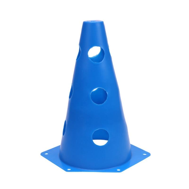12/18Pcs Plastic Traffic Cone Football Training Maker Bucket Skate Obstacle Training Maker Cone Soccer Part