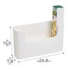 Astro Wrap Holder, White, Approx. W26.8 X D7.8 X H15.5cm, Wrap Case, Wall-Mounted Rack, Wrap Stand, 711-54