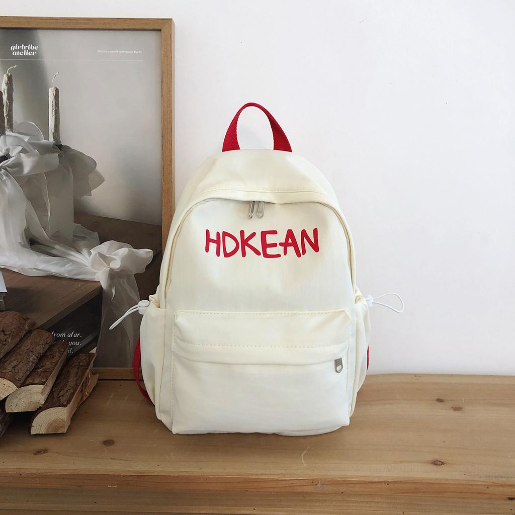 Senior High School Large Capacity Schoolbag Women's Letter Backpack