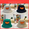Occhi di Rana Carini Brillanti Cappello da Pescatore Ragazze Primavera Estate Parasole Protezione Solare Cappello a Secchiello Adorabile