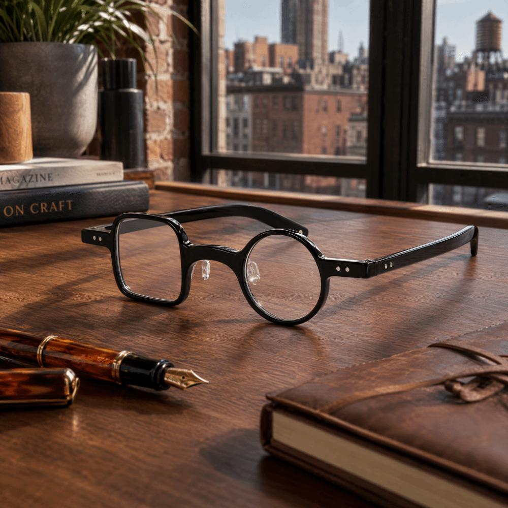 Anti-radiation Presbyopic Glasses Square Round Shape Small Frame Glasses Reading Glasses  Office