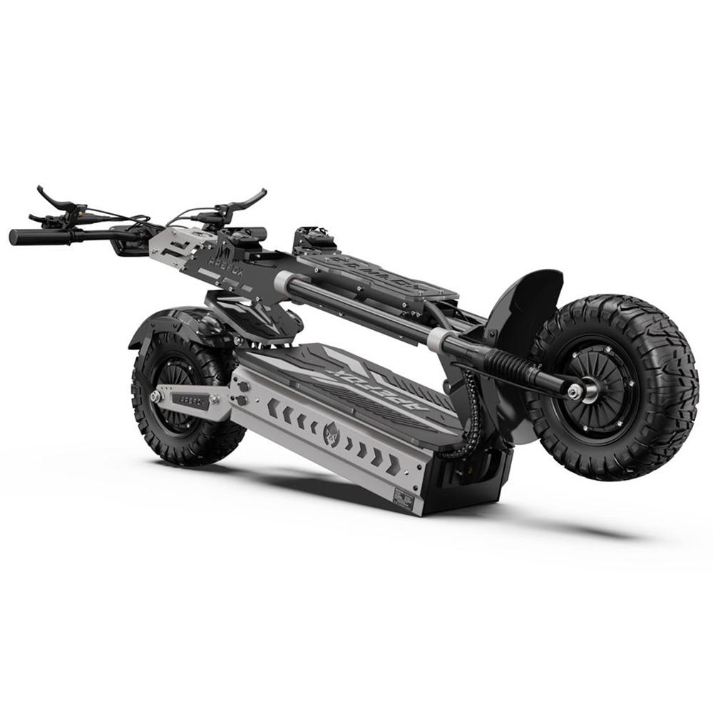 Electric Off Road Scooter Apefox T90 Ultra 50000Wx2 Peak Motor 72V 40Ah 13" Tire Fully Suspension Foldable Electric Scooter Max Range 130Km