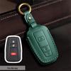 Genuine Leather Key Cover for Toyota Corolla, Camry, RAV4, Wildlander, and Asia Dragon.