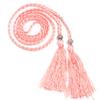 1strip Braided Tassel Belt 168cm Women Waist Belt Rope For DIY Handmade Home Casual Clothing Decoration Waist Belt Accessories