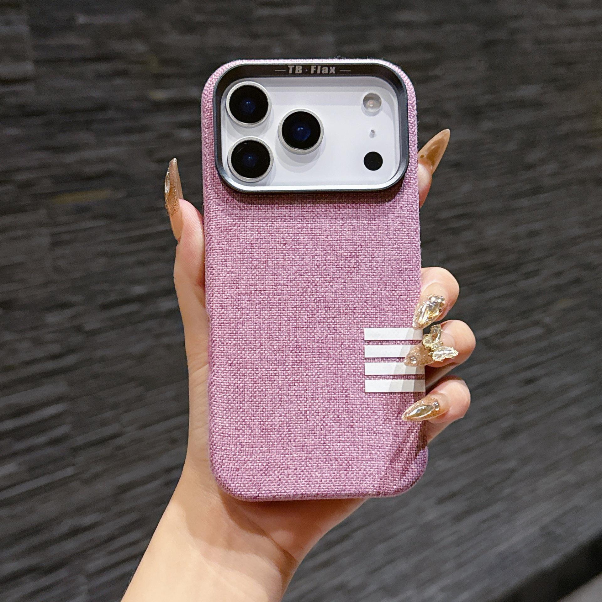 

iPhone 17 Pro Max Linen Fabric Drop-Proof Case 17 Air