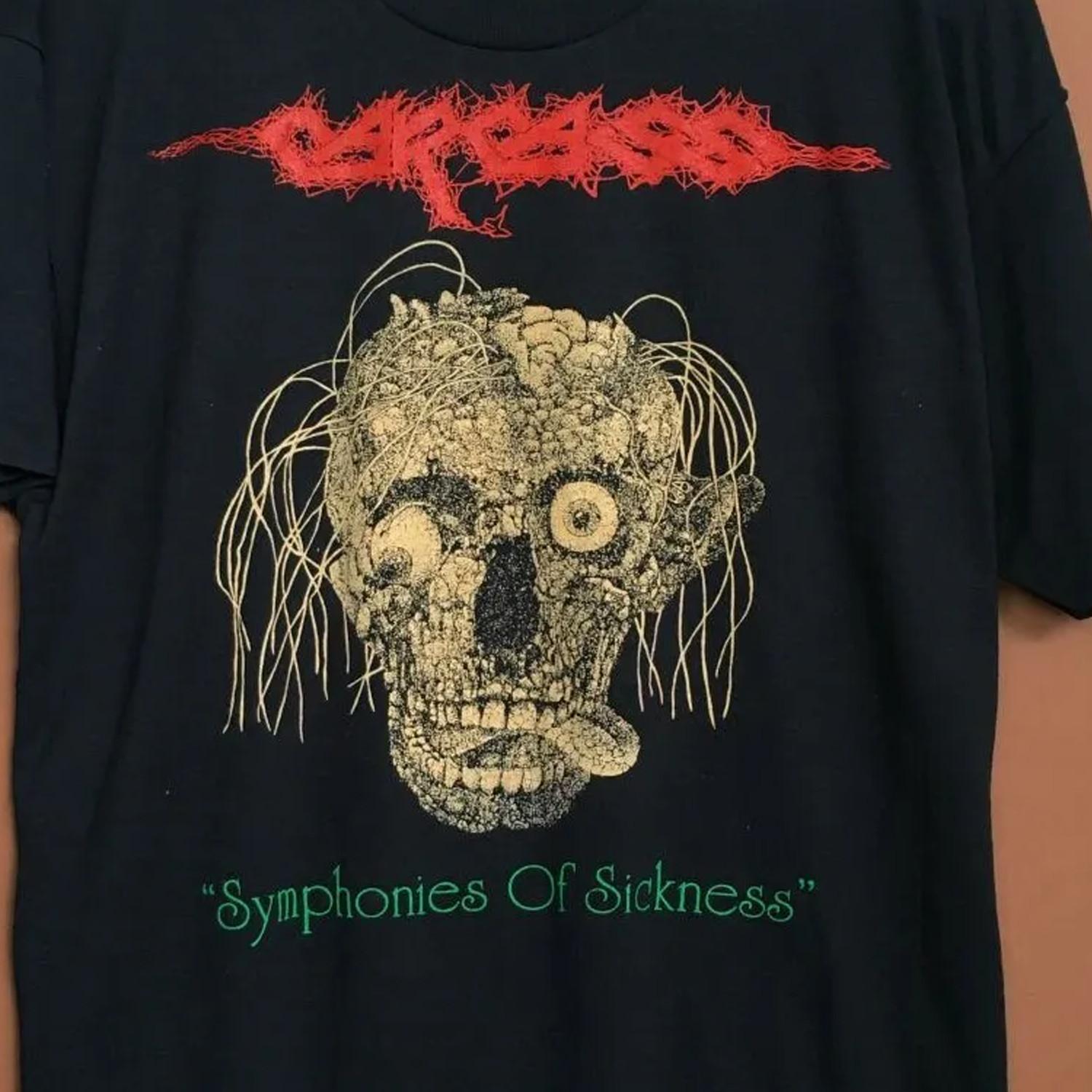 CARCASS band Symphonies of Sickness black T-shirt Unisex Tee All sizes 2F232 S