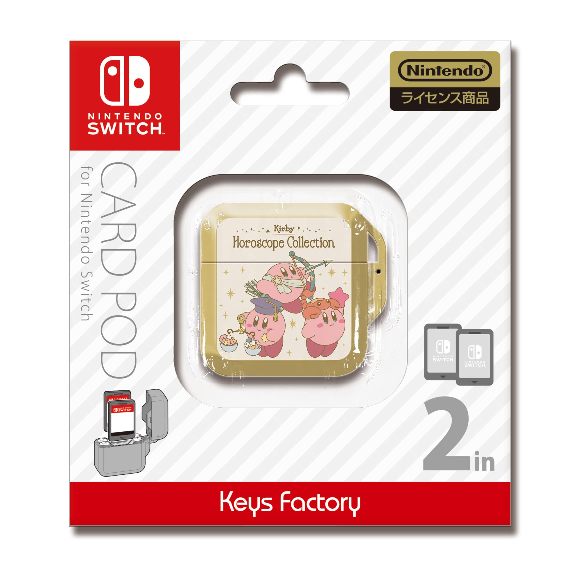 

Ліцензований Pod для карток Dream Land для Nintendo Switch KIRBY Колекція Гороскоп [Продукт Nintendo] Кірбі s (Б)