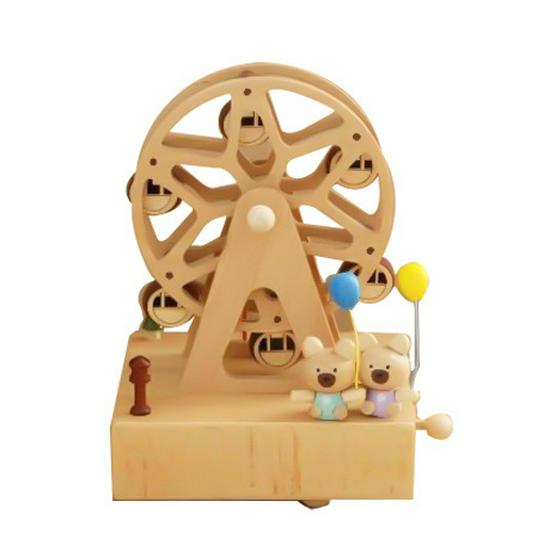 Christmas Festival Wooden Music Box: Creative Children's Toy and Home Decoration Craft, Perfect Birthday Gift