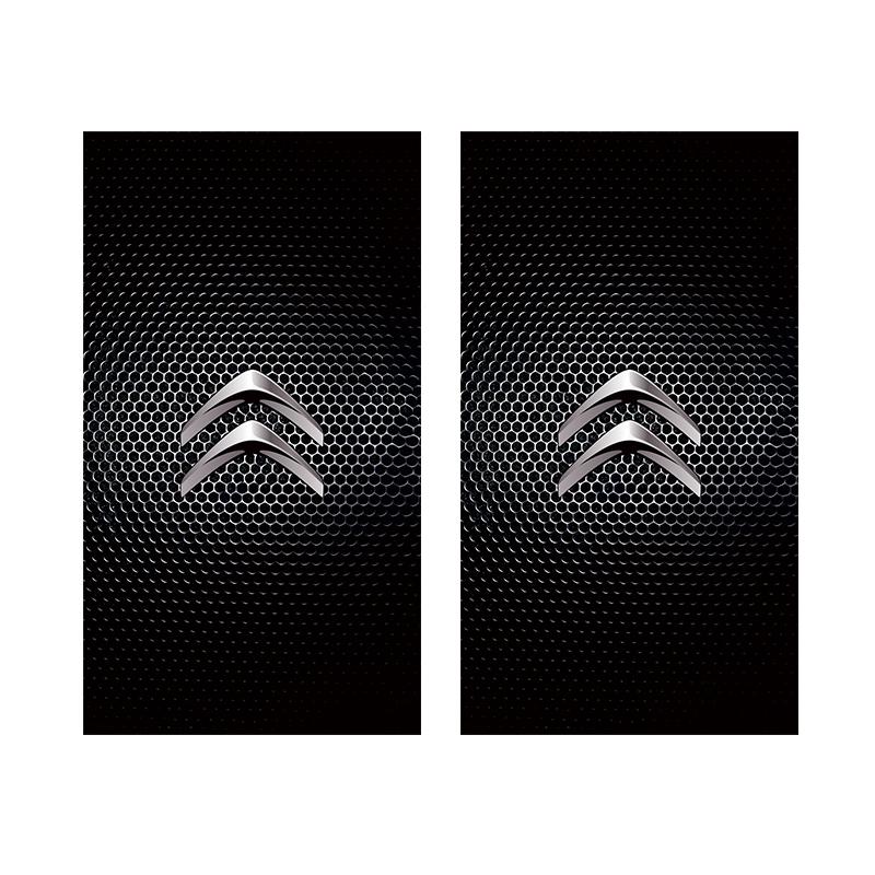 

2Pcs Car Emblem Center Pillar Sticker Auto Door Decorative Stickers For Citroen C1 C2 C3 DS3 Vts C4 Saxo C4L C5 C6 C8 Xsara