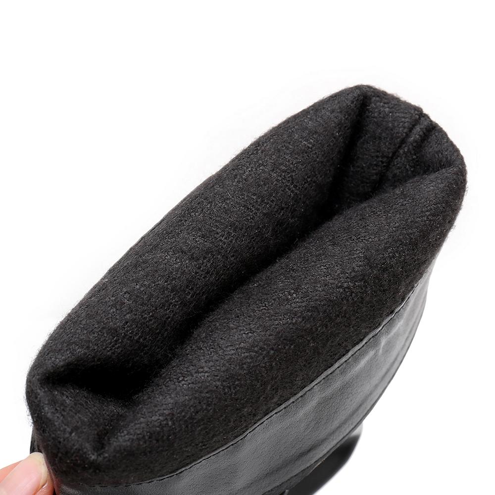 Fashion Sexy Women Pleated Half Boots Pointed Toe 5CM Stilettos Heels Slip on White Women's Mid-Calf Boots Womens Shoes 41 44 Dropshipp