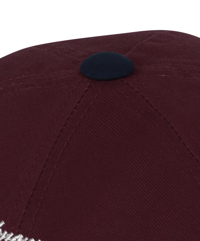 BROWNBREATH Coloration Flat Visor Cap - Burgundy