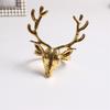 6 Pieces Hollow Out Deer for Head Napkin Rings Christmas Decoration Table Settin