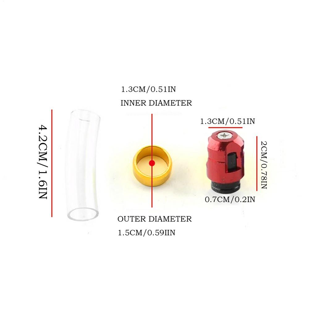 Multi-Purpose Motorcycle Air Filter Drain Tube Head From CNC Alloy Air Intake Drain Pipe Motorcycle Accessories