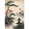 Pósteres Minimalistas Zen Japandi Impresiones de Arte Japonés con Tinta sobre Papel Pintura en Lienzo Imágenes de Arte de Pared Decoración Moderna de Moda para el Hogar