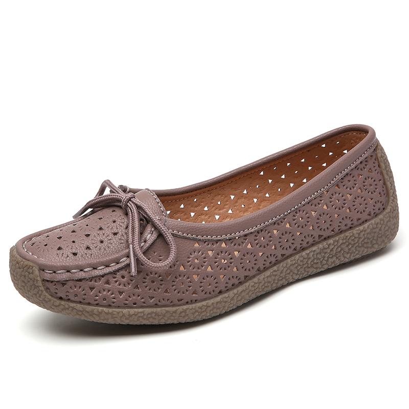 

Женские мокасины кожаные мокасины для вождения летние удобные балетки повседневные туфли без застежек для ходьбы минималистичные туфли для мам EU: 37 коричневый