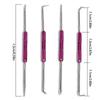 Carbon Steel Double End Hook And Pick Set For Automotive O Rings Removal And Precise Repairs Multiple Angle Dismantling
