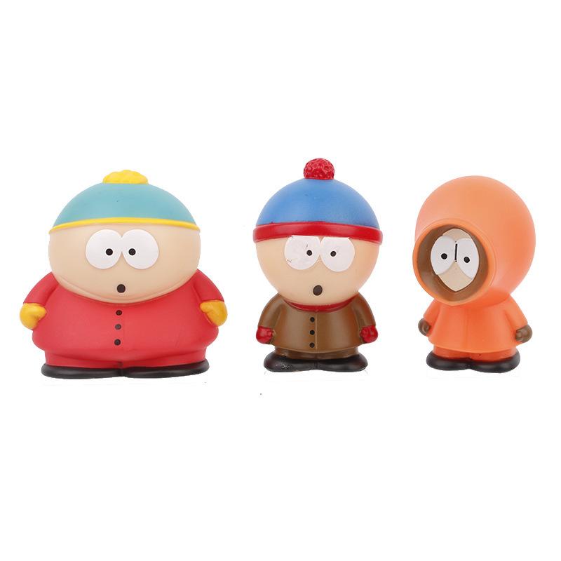 5 stk/sett South Park Anime-figurer Stick of Truth Kenny McCormick Stan Dukken Amerikansk Banddekorasjoner