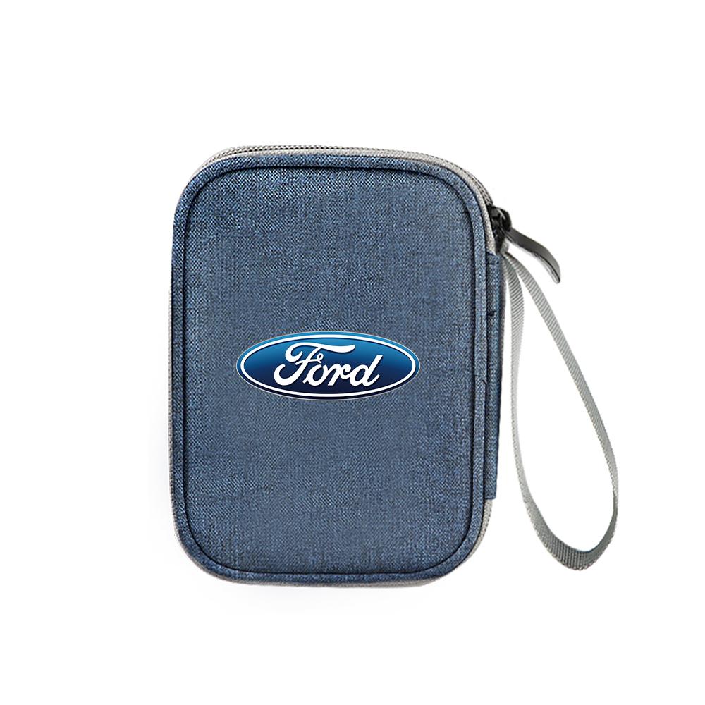 For Ford Mustang Focus Fiesta Ranger Mondeo Kuga Smax Edge ST Escape Car Styling Portable Storage Bag Organizer Stowing Tools