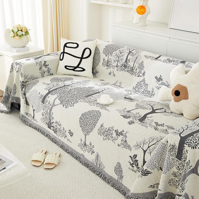 

Чехол для дивана из шенилла, новогоднее одеяло для дивана, универсальный чехол для дивана с сиденьем для наложницы на все времена года 180*130cm