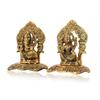 Metal Laxmi Lakshmi Ganesh Gift Items for Cooperate, Anniversary, Wedding Gift, Housewarming with Velvet Box Packing (Set of 1)