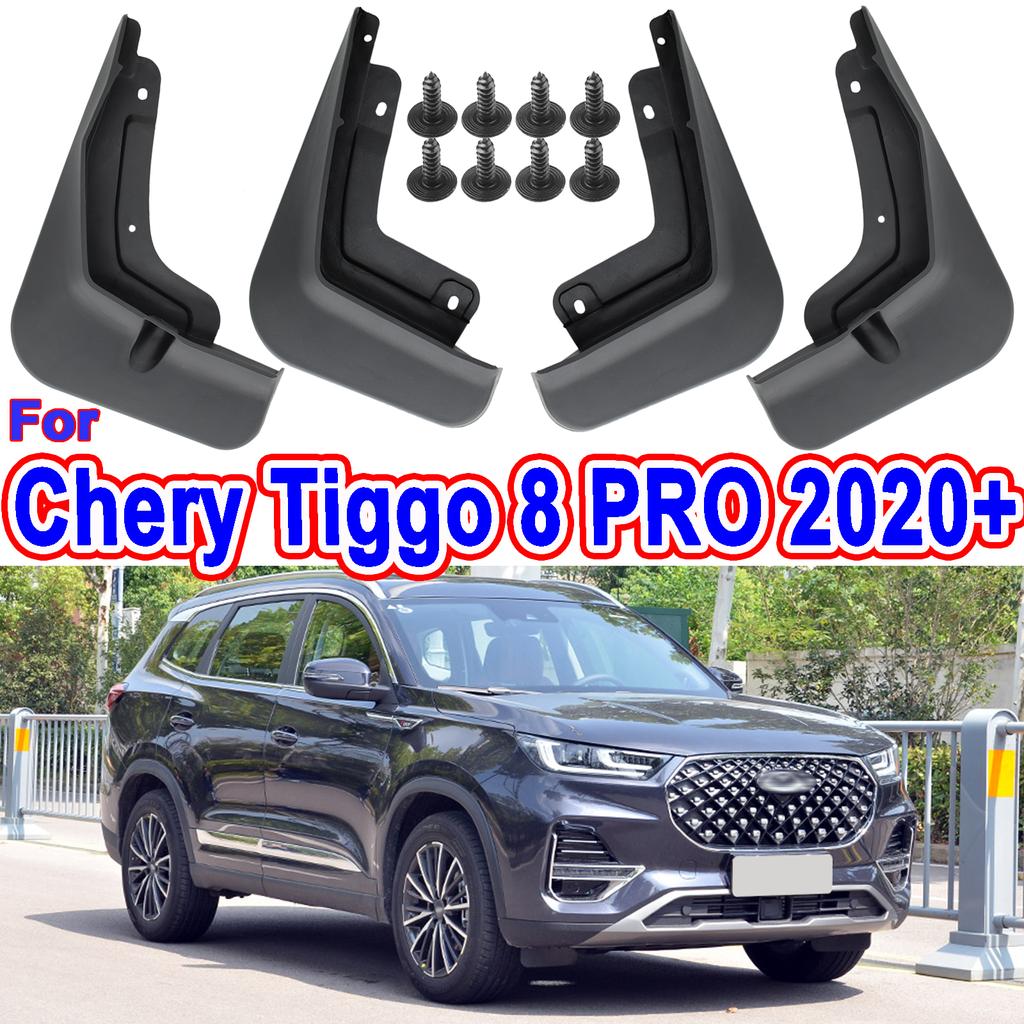 4Pcs For Chery Tiggo 8 Pro Plus 2020 2021 Mudflaps Mud Guards Flaps Splash Guards Mudguards Fender Front Rear Wheel Accessories