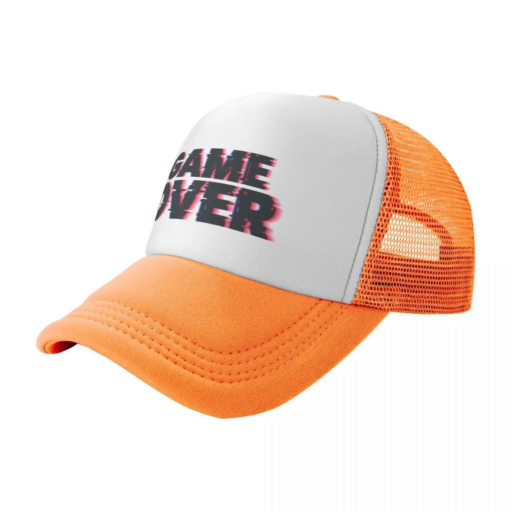 Game Over Baseball Cap Designer Hat Hard Hat Fashionable Unisex Caps Womens