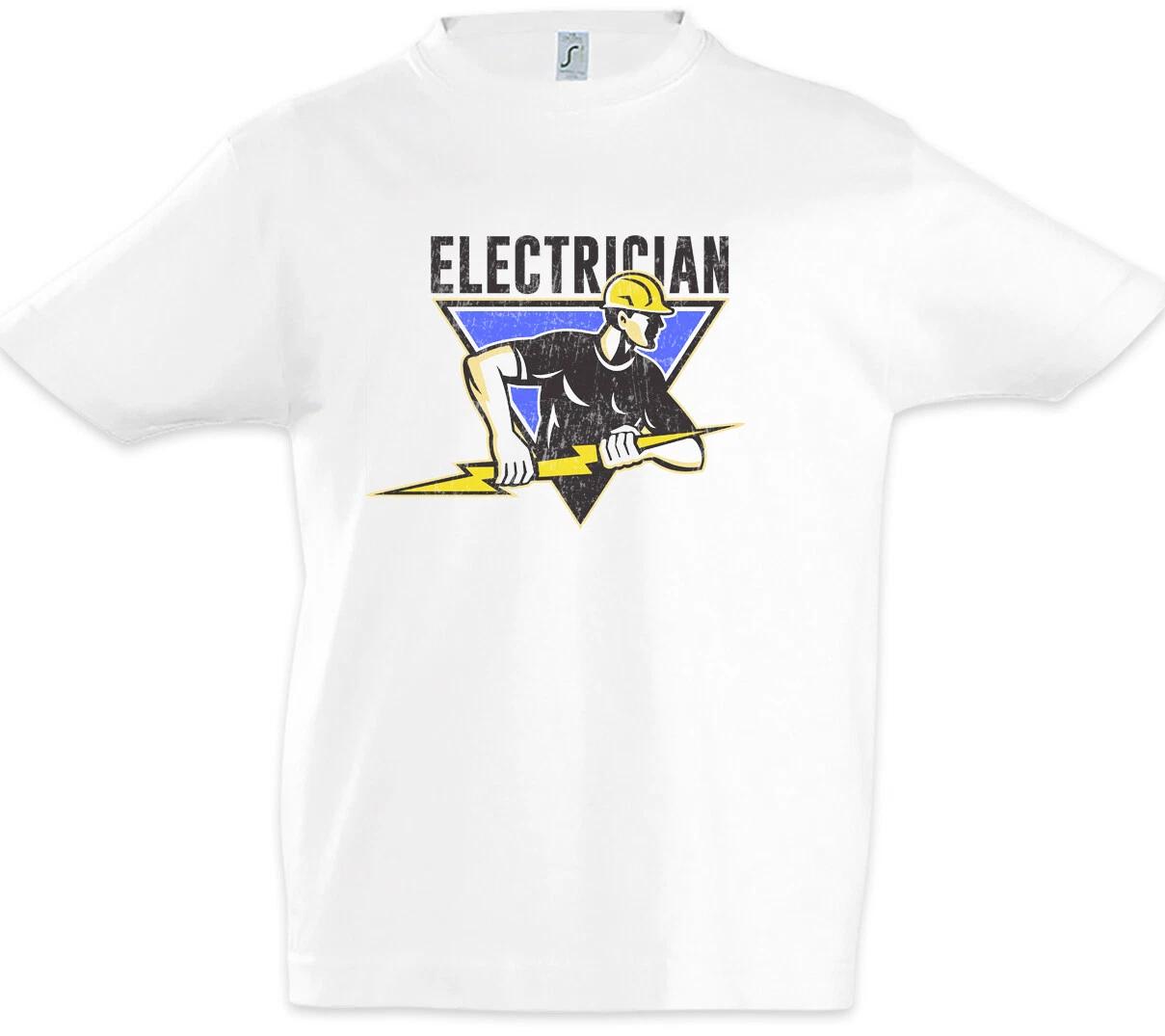 Electrician I Kids Boys T-Shirt Electrical Engineer Electrician Electronics- 120