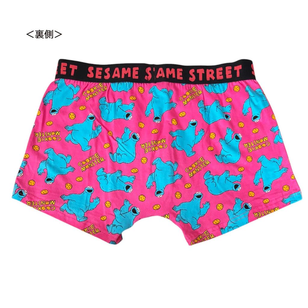 Small Planet Sesame Street Boxer Briefs, Cookie Monster and Cookie, Large