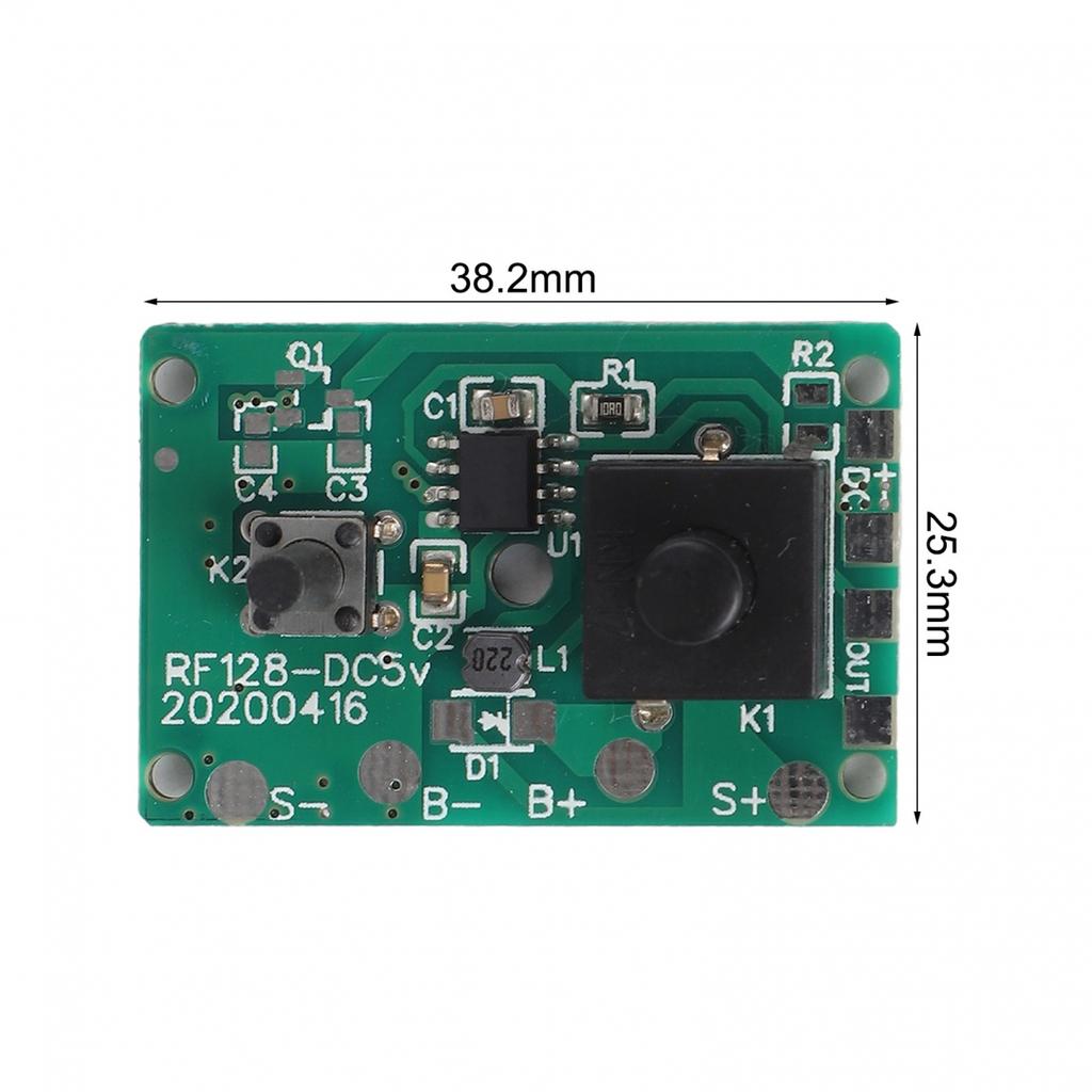 1 2V Solar Light String Circuit Board with Integrated Switch for Outdoor Use